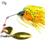 MUQZI sporditarvikud Willow Blade Spinner S&ouml;&ouml;t Buzzbait P&uuml;&uuml;gipeibutis Bass Tackle Konks Crankbait 17.4g