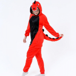 Leopard Kigurumi Onesie Lastele Loomad Magamisriided Pidžaamakomplekt Flanellist soe kapuutsiga &uuml;likond poistele t&uuml;drukutele armas peo&otilde;htu l