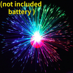 1 tk v&auml;rviline LED fiiberoptiline valgus &ouml;&ouml;lamp p&uuml;hade j&otilde;ulude pulmakaunistus T&auml;hed s&auml;ravad pimeduses lapsed m&auml;nguasjad &ouml;&ouml;valgustid mitmev&auml;rviline