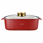 Vulkaaniline kivi Maifanshi kleepumatu pott aurutav kalapott majapidamises elektromagnetiline pliit aurupott aurutav kala suur mahutavus