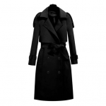 Naiste mantel s&uuml;gistalvine v&ouml;&ouml;ga lahtik&auml;iv krae Elegantne &uuml;hev&auml;rviline kahe taskuga pikad varrukad Paks soe keskpikk kontori naiste jakk V&auml;lisriided 4XL khaki