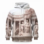 S&uuml;giskunst Maalimine 3D Prindiga Pullover Pusad Meestele Disainer Meeste Hoodid Mood Oversized dressipluus Pika varrukaga vabaaja s&auml;rk S