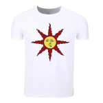Aasia suuruses meeste prindiga Dark Souls II 2 Arterit Kiitus The Sun Moe T-s&auml;rk O XS valge