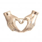 Creative Hands-in-Heart prossin&otilde;el Lihtne elegantne retro kampsunin&otilde;el, kost&uuml;&uuml;m rev&auml;&auml;rim&auml;rk, mantli aksessuaarid kuldne