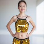 K&otilde;hutantsu top Uus rinnahoidja tantsuriietus Seksikas Sequin Tassel Performance Clothing One size punane