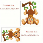 Armsad ahvi rippuvad oksad isekleepuvad seinakleebised Magamistoa Elutoa Veranda Kodukaunistus Eemaldatavad seinakaunistuse kleebised 20x30cm