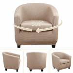 Elastne jacquard kate vannitoolile elutuba 1 istmega diivani kate &Uuml;hekohaline m&ouml;&ouml;bel diivan pestav tugitooli kate Universal size