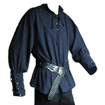 Stantsikrae pikkade varrukatega meeste s&auml;rk, side, &uuml;hev&auml;rviline Halloweeni ratsus&auml;rk Keskaegne riietus, cosplay kost&uuml;&uuml;m 3XL roheline