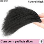 MISS WIG s&uuml;nteetiline maisi vurr tekstuuriga paruka klamber kolju &uuml;laosas naistele igap&auml;evaseks kandmiseks 20cm