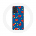 &Uuml;mbris Samsung Galaxy A32 5G BTS Bangtan Boys BT21 TATA de V sinise taustaga