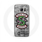 &Uuml;mbris Samsung Galaxy S7 Edge Riverdale'i l&otilde;unapoolse madude logo jaoks