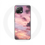 &Uuml;mbris Xiaomi Mi 11 Lite Sunseti taustal