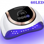 Uus 300 W UV LED k&uuml;&uuml;nelampi kuivati ​​akr&uuml;&uuml;list k&uuml;&uuml;nelakiga k&uuml;&uuml;nte kuivatamiseks m&auml;lufunktsiooniga LCD-ekraan Professionaalsed LED k&uuml;&uuml;nelampi k&uuml;&uuml;nekunsti t&ouml;&ouml;riistad EU Plug