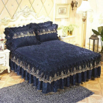 3 tk voodikatted voodil Luksuslik pits voodi seelik paks ilus voodipesu Cal voodipesu linad Kodu voodikatted Queen/king Size 3pcs 120x200cm