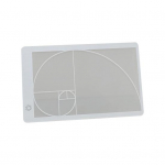 Pildiotsija joonlaud Golden Ratio Viewer Kaasaskantav fotograafia skaala vaatamise t&ouml;&ouml;riist Kompaktne suurus Kompositsioon vaateotsija kujundaja skaala A