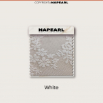 1 TK NAPEARL 10-20% Blackout Luksuslikud Prantsuse pitsist l&otilde;imega silmkoelised kardinad elutoa jaoks magamistoa r&otilde;du kodukaunistuseks W145cm x L200cm valge