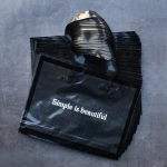 50 tk plastikust k&auml;ekottide riiete kauplus Ostlemine pakend kingituste hoiukoht kaasaskantav v&auml;rvipood universaalsed kotid &auml;ritasku jaoks 35x25x10cm