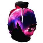 Kevadine ja s&uuml;gisene uus kapuutsiga fox wolf 3D digiprintimine &otilde;hukiht lahtine meeste pullover vabaaja kampsun S
