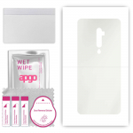 apgo MATTE Protective Skin Sticker for the back compatible with Oppo Reno 5G, Wrap Film, Hydrogel Film, Flexible, Soft TPU with positioning layer easy