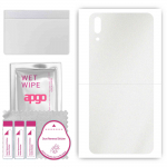 apgo Protective Skin Sticker for the back compatible with Huawei Enjoy 9e, Wrap Film, Foil, Vinyl - Pattern Matte Transparent