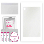 apgo Protective Skin Sticker for the back compatible with Samsung Galaxy Tab A7 Lite, Wrap Film, Foil, Vinyl - Pattern Matte Transparent