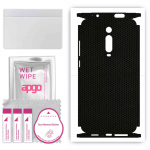 apgo Protective Skin Sticker for the back+sides compatible with Xiaomi Mi 9T, Full Wrap Film, Foil, Vinyl - Pattern Matrix