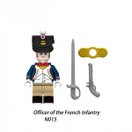 Napoleoni s&otilde;dade s&otilde;jav&auml;es&otilde;durid ehitusplokid II maailmas&otilde;ja minifiguurid Prantsuse Briti vutip&uuml;ssid relvad m&auml;nguasjad lastele