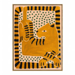 Vintage Abstraktne Vana-Egiptuse Madu Leopardi Plakatitr&uuml;kid V&auml;rvilised Dekoratiivmaalingud L&otilde;uend Seinakunst Elutuba Kodu Deekor 21x30cm No Framed