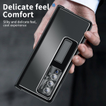Kickstand alumiiniumist t&auml;iskaitse&uuml;mbris Samsung Galaxy Z Fold 4 5G Fold4 Fold3 Fold 3 karastatud klaasist kilega telefoni kate for Samsung Z Fold 3