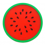 Jelly Color Fruit Shape Coasters Creative Skid Insulation Silica Gel Cup Mat Pitaya