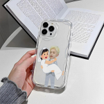 Telefoni&uuml;mbris Iphone14 XS Plus 13 Max XR 12 7 X Pro 8 11 sirge TPU &uuml;mbrise kate Korea stiilis iPhone SE (2020) valge