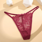 FINETOO Seksikas pitsist stringid naistele T-selja &otilde;mblusteta alusp&uuml;ksid, hingav aluspesu S-XL pesu M