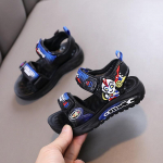 Poiste sandaalid, libisemiskindlad pehme tallaga v&auml;ikelapsed, laste rannajalatsid, spordisandaalide Korea versioon v&auml;ikestele ja keskmise suurusega lastele 22 roheline