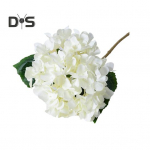 Kunstlik hortensia roheliste lehtedega varre realistlik v&otilde;ltslilledega pulm Kodukontori laua keskosa Kunstlik lilleokstest lilleseade