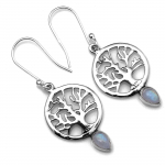 Looduslik kaltsedoni v&auml;&auml;riskiviga k&otilde;rvar&otilde;ngad, massiivne 925 sterlingh&otilde;be, k&auml;sitsi valmistatud k&otilde;rvar&otilde;ngad, ehtekink naistele ja t&uuml;drukutele E-1328