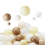 100 tk/komplekt 7cm v&auml;rviline kaevukuul, paksendatud PE-purustusvaba, BPA-ftalaadivaba v&auml;listingimustes kasutamiseks m&otilde;eldud v&auml;ikelaps A