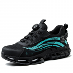 Turvajalatsid Meeste Naised Terasest varbaga t&ouml;&ouml;kingad Kerged p&ouml;&ouml;rlevad nupud Purunemisvastased kaitsetossud T&ouml;&ouml;kaitsesaapad 36 sinine