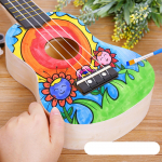 Loominguline Ukulele hoone &ndash; t&auml;ielik k&auml;sit&ouml;&ouml;komplekt 20.5cmx61.5cm