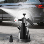 2.3L Foam Sprayer Hand Pressurized Soap Professional Easy to Use with 2 Nozzles for Car Wihout White Cover