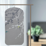 R&otilde;ivasauruti rippuv triikimislaud, kaasaskantav kortsude matt hall v&auml;rv