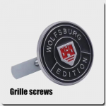 3D metallist Saksa Wolfsburgi logo Kleebis Auto pagasiruumi logo kleebised Esiv&otilde;re Embleemim&auml;rk GTI Golfile 2 3 4 5 6 7 MK2 MK3 MK4 MK5 MK6 MK7 1-Front Grille Badge