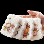 Puitmassist puuvillane n&otilde;udepesuvahend, &otilde;livaba n&otilde;udepesur&auml;tik, k&auml;sn, imav suur n&otilde;udepesulapp Magic pothari k&ouml;&ouml;gipuhastusvahend 5pcs