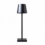 LED-laualamp Kaasaskantavad lauavalgustid Luksuslik Kaasaegne laualambid Juhtmevaba &ouml;&ouml;lamp USB-laetav &Ouml;&ouml;lamp Veekindel must