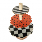 Halloweeni luudaga koogialus, 3-korruseline ussikauss, magustoidu kondiitritooted Round