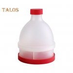 Protein Powder Cup Pill Box 70 ml Lekkekindel valgupulbri konteiner Lehtri disainiga kaasaskantav toidulisandi tass treeningreisimiseks 70ml punane