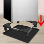 Kaitsepadja pesumasin ja kuivati ​​kate Praktilised pesuruumi tarvikud. Masina pealismatt must