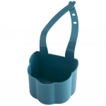 Valamu t&uuml;hjendamine rippuv korv Reguleeritav k&ouml;&ouml;gitarvikud Kummist valamukott Seep K&auml;sna riiulist Segisti hoidik vannituppa 1PC sinine