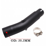 Libistage HONDA Rebel 500 300 CM500 CM300 CMX500 CMX300 2017&ndash;2023 Mootorratta v&auml;ljalasketoru 51 mm summuti DB Killer Escape Moto jaoks Mid Link Pipe