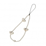 Telefoni rippuv kett helmestega mobiiltelefoni rihm Universaalne telefonipael, reguleeritav mobiiltelefoni v&otilde;lurihm A