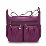 Vabaaja nailonkott Messenger &otilde;lakott Veekindel mitmekihiline kott Naiste ema vabaaja kott k&auml;ekotid 26*9*20cm lilla